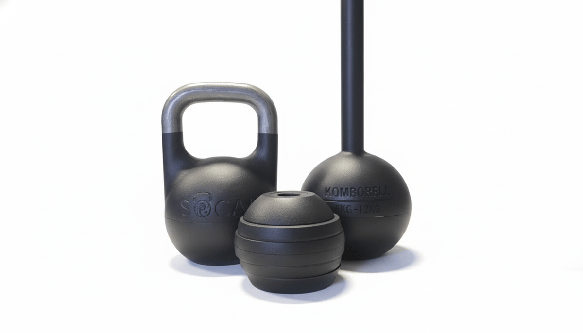 KOMBOBELL Jr. | Adjustable 6–12 kg Kettlebell & Mace System