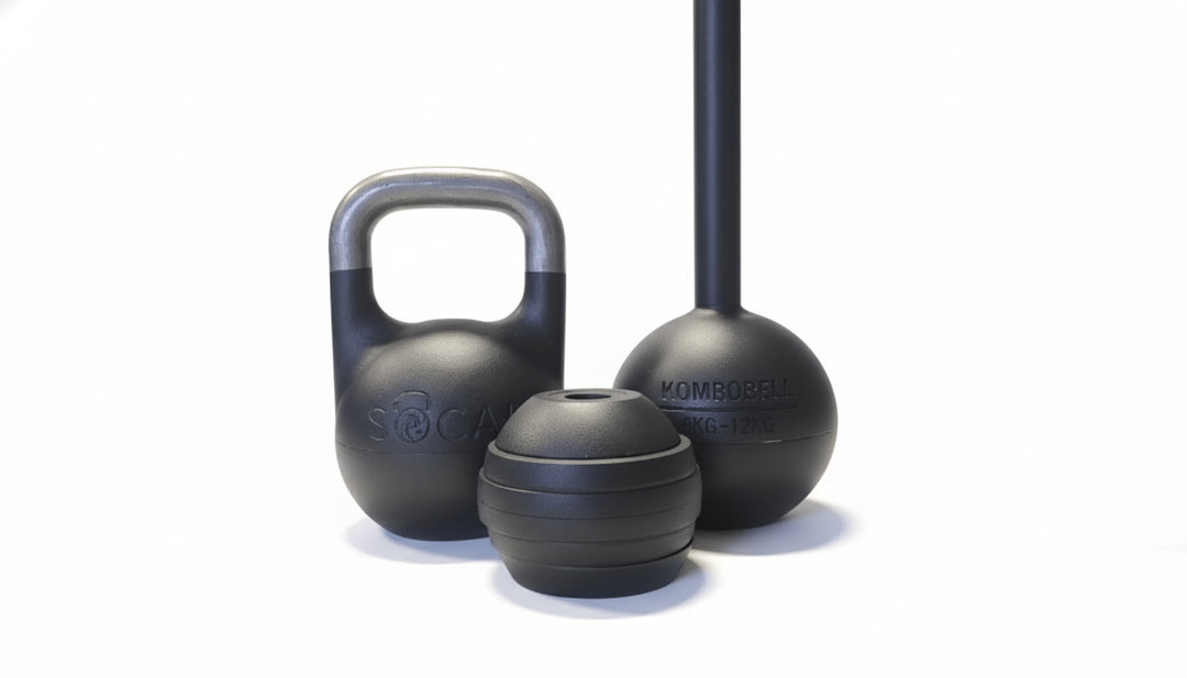 KETTLEBELLKON 約120cm W バー KOMBOBELL Jr. | Adjustable 6–12 kg Kettlebell & Mace System
